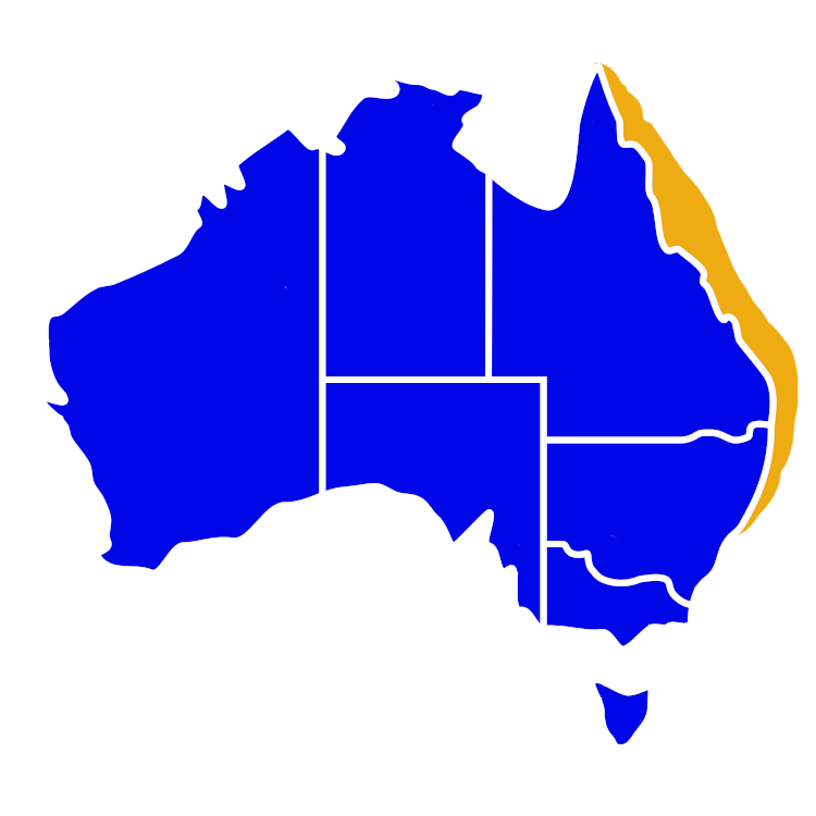 Twospine Angelfish Distribution Australia