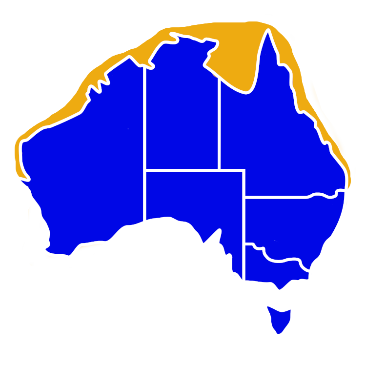 Australian Whipray Distribution