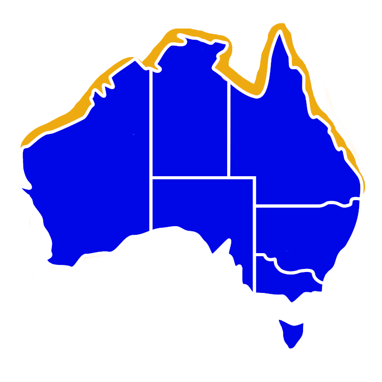 Blotched Fantail Ray Distribution